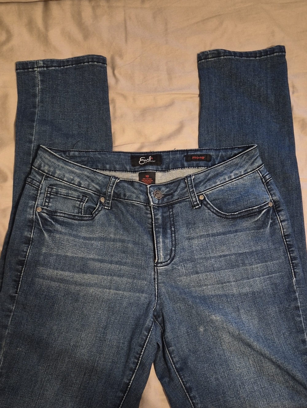 Earl Skinny Mid-Rise Blue Women's Jeans SZ 10